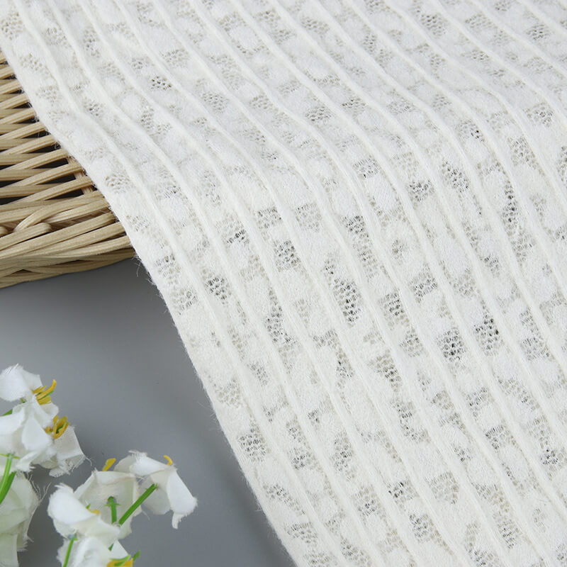 Lace Fabric Dress Nylon Warp Knit for Women's Wear Wholesale Supplier 4